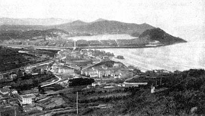 San Sebastian. Vista desde el monte Ula